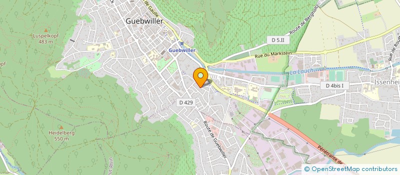 localisation de l'entreprise MONSIEUR PASCAL COLLET  GUEBWILLER