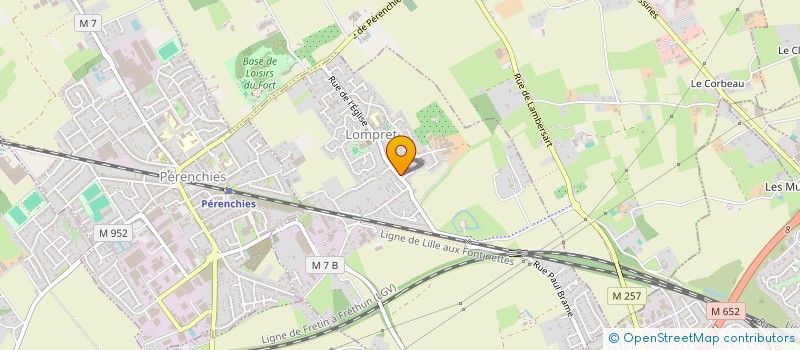 localisation de l'entreprise MONSIEUR PASCAL COLLET  LOMPRET