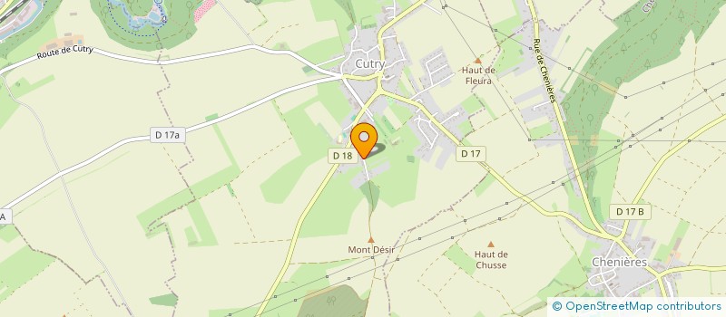 localisation de l'entreprise MONSIEUR PASCAL COLLET  CUTRY