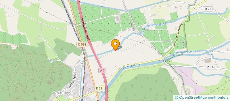 localisation de l'entreprise MONSIEUR PASCAL COLLOT  LAMANON