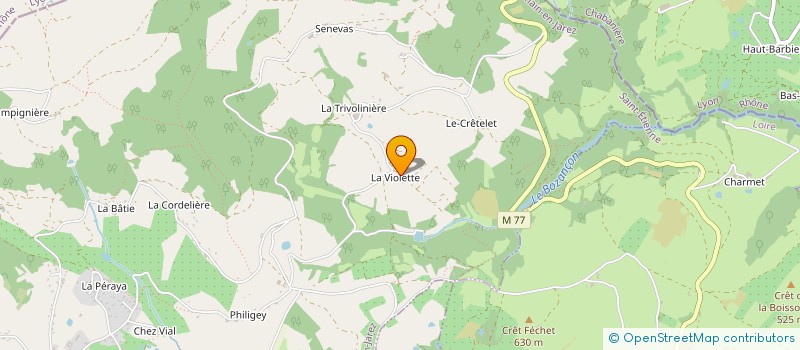 localisation de l'entreprise MONSIEUR PASCAL COLOMBAN  SAINT-ROMAIN-EN-JAREZ