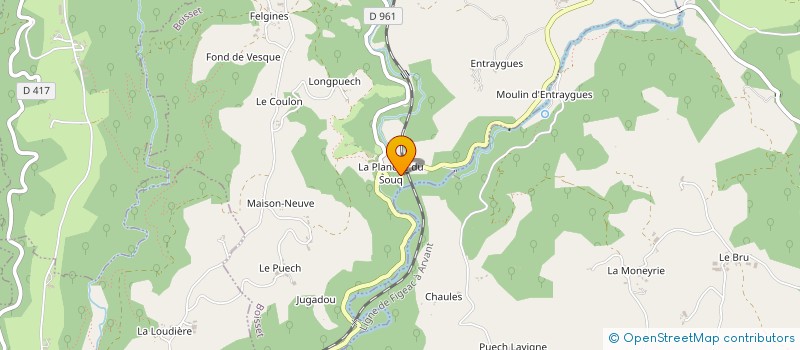 localisation de l'entreprise MONSIEUR PASCAL COLOMBEL à BOISSET