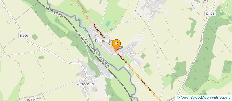 localisation de l'entreprise MONSIEUR PASCAL COLPIN  TALMONTIERS