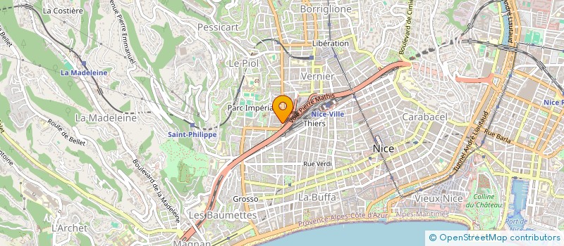 localisation de l'entreprise MONSIEUR PASCAL COLY à NICE