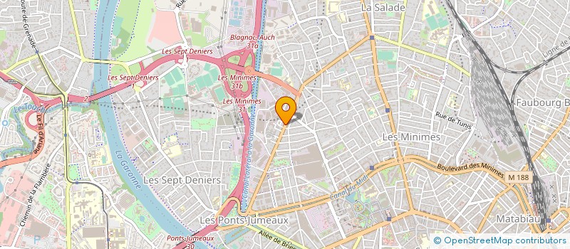 localisation de l'entreprise MONSIEUR PASCAL COMBEFREYROUX  TOULOUSE