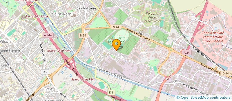 localisation de l'entreprise MONSIEUR PASCAL COMMENIL  REIMS