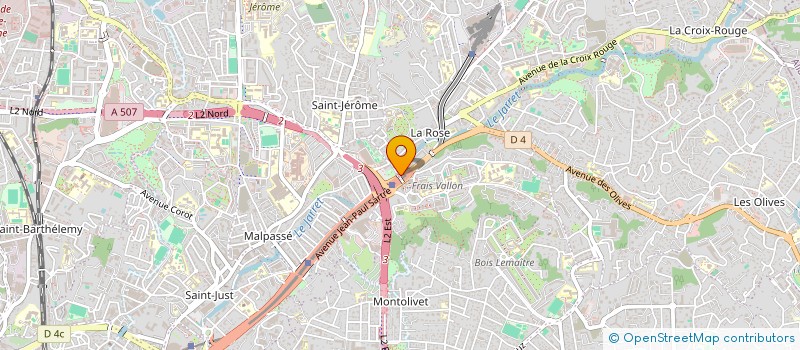 localisation de l'entreprise MONSIEUR PASCAL COMPTOUR  MARSEILLE