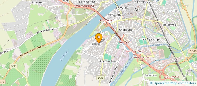 localisation de l'entreprise MONSIEUR PASCAL CONGO  ARLES