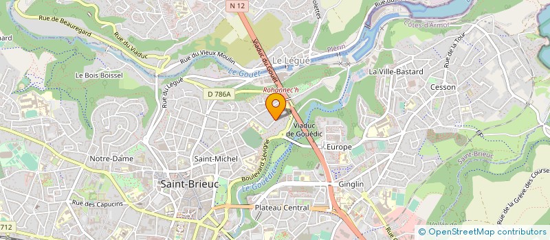localisation de l'entreprise MONSIEUR PASCAL CONNEN à SAINT-BRIEUC