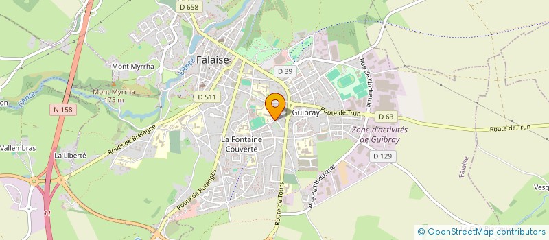 localisation de l'entreprise MONSIEUR PASCAL CONTENTIN  FALAISE