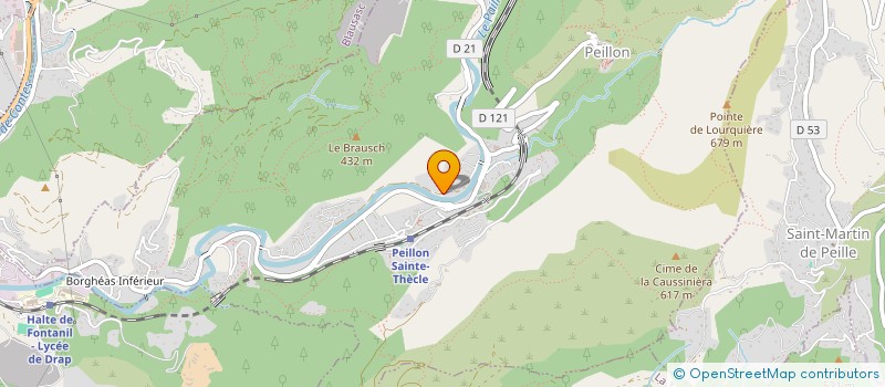 localisation de l'entreprise MONSIEUR PASCAL CORDERO  PEILLON