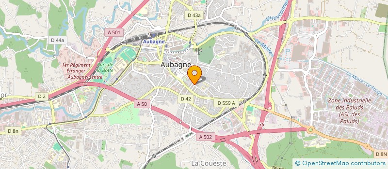 localisation de l'entreprise MONSIEUR PASCAL COREA à AUBAGNE