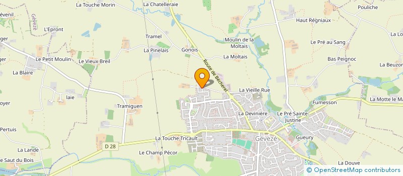 localisation de l'entreprise MONSIEUR PASCAL CORRE à GEVEZE