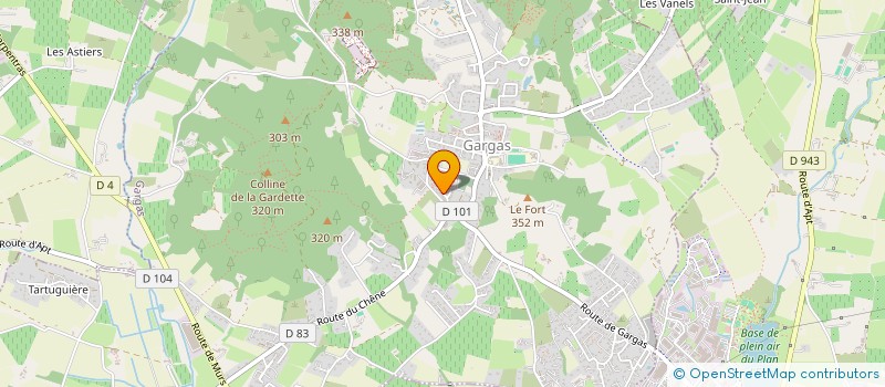 localisation de l'entreprise MONSIEUR PASCAL CORSON  GARGAS