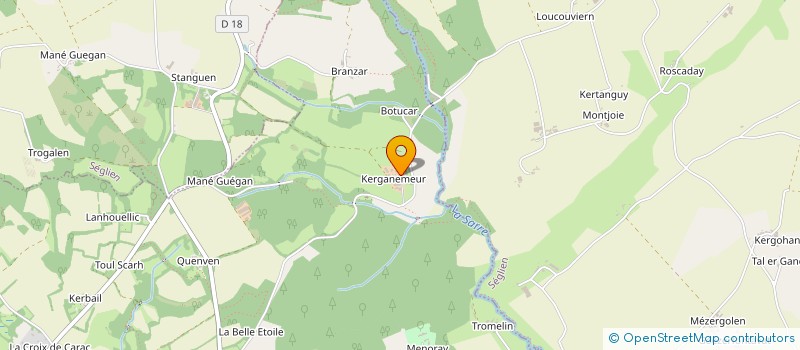 localisation de l'entreprise MONSIEUR PASCAL COSPEREC  LOCMALO