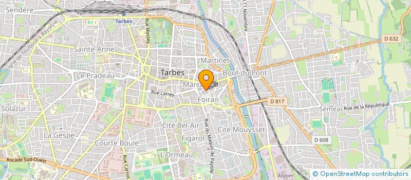 localisation de l'entreprise MONSIEUR PASCAL COSSOU à TARBES