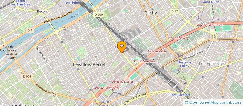 localisation de l'entreprise MONSIEUR PASCAL COSTE à LEVALLOIS-PERRET