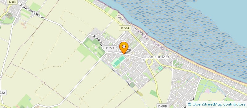 localisation de l'entreprise MONSIEUR PASCAL COTEL  LION-SUR-MER