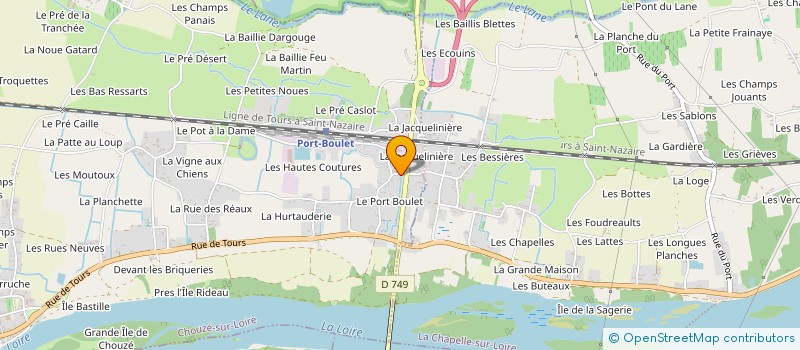 localisation de l'entreprise MONSIEUR PASCAL COTTIER  CHOUZE-SUR-LOIRE