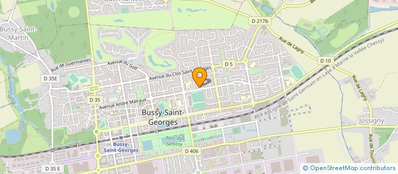 localisation de l'entreprise MONSIEUR PASCAL COUBE  BUSSY-SAINT-GEORGES