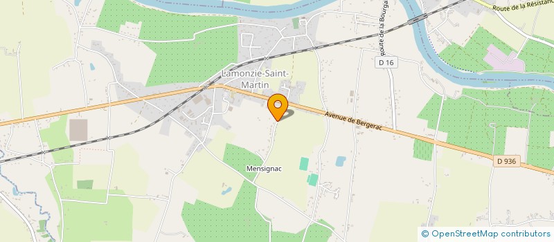 localisation de l'entreprise MONSIEUR PASCAL COUDERC  LAMONZIE-SAINT-MARTIN