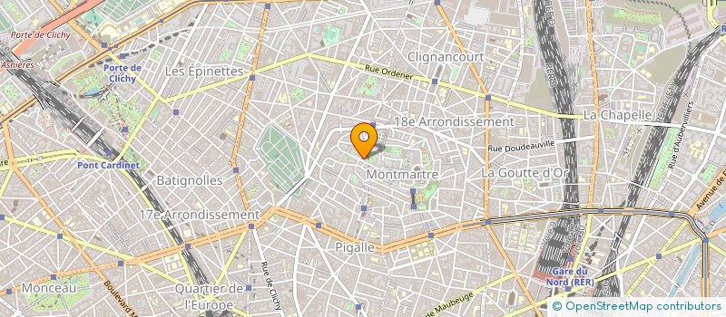 localisation de l'entreprise MONSIEUR PASCAL COUDIN  PARIS