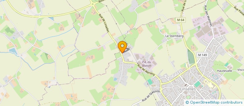 localisation de l'entreprise MONSIEUR PASCAL COUDYSER à LINSELLES