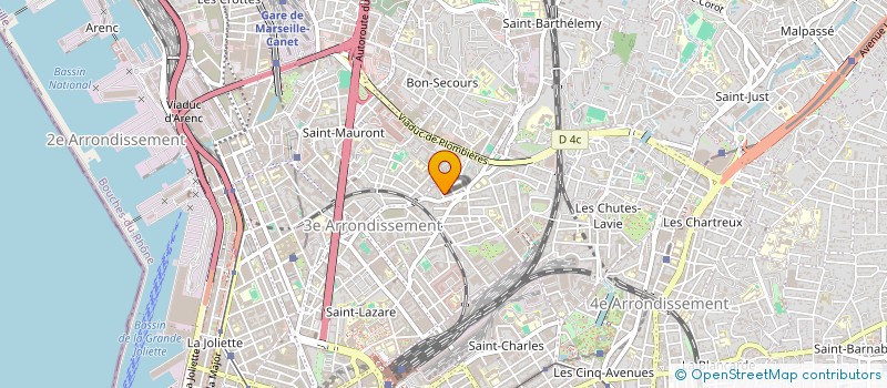 localisation de l'entreprise MONSIEUR PASCAL COUE à MARSEILLE