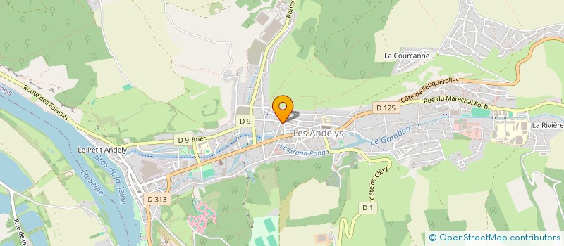 localisation de l'entreprise MONSIEUR PASCAL COUENNE à LES ANDELYS