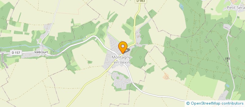 localisation de l'entreprise MONSIEUR PASCAL COUESPEL  MONTAGNY-EN-VEXIN