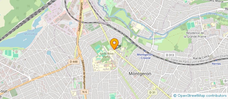 localisation de l'entreprise MONSIEUR PASCAL COULON  MONTGERON