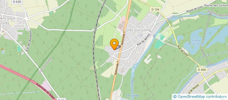 localisation de l'entreprise MONSIEUR PASCAL COULY  GREZ-SUR-LOING