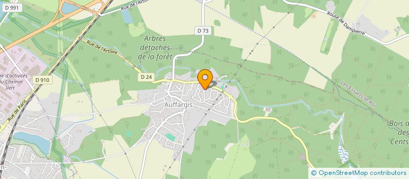 localisation de l'entreprise MONSIEUR PASCAL COULY  AUFFARGIS