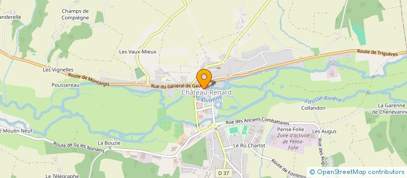 localisation de l'entreprise MONSIEUR PASCAL COURAULT à GY-LES-NONAINS