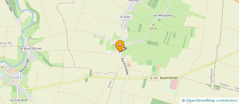 localisation de l'entreprise MONSIEUR PASCAL COURAYE  VENDEUVRE