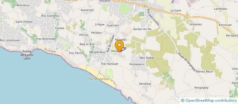 localisation de l'entreprise MONSIEUR PASCAL COURMARCEL à PLOUHINEC