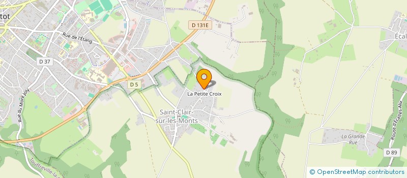 localisation de l'entreprise MONSIEUR PASCAL COURMONTAGNE  SAINT-CLAIR-SUR-LES-MONTS