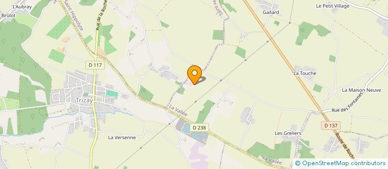 localisation de l'entreprise MONSIEUR PASCAL COURPRON  LA VALLEE