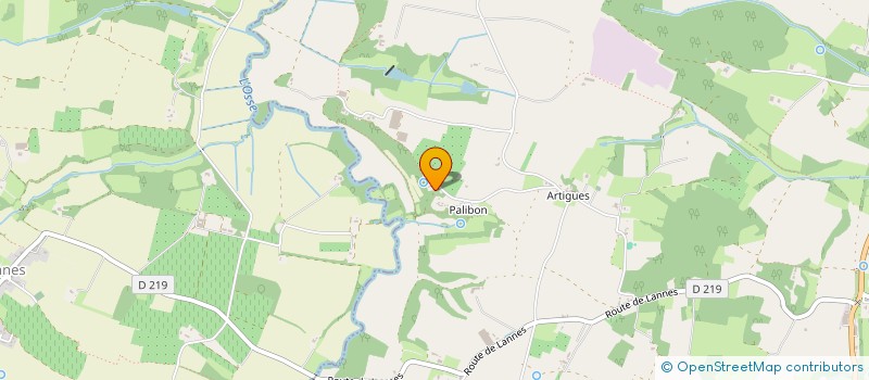 localisation de l'entreprise MONSIEUR PASCAL COURTADE  MONCRABEAU