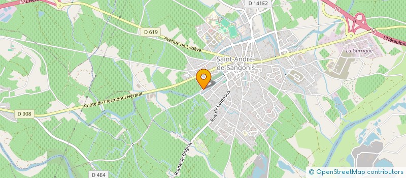 localisation de l'entreprise MONSIEUR PASCAL COURTIN  SAINT-ANDRE-DE-SANGONIS