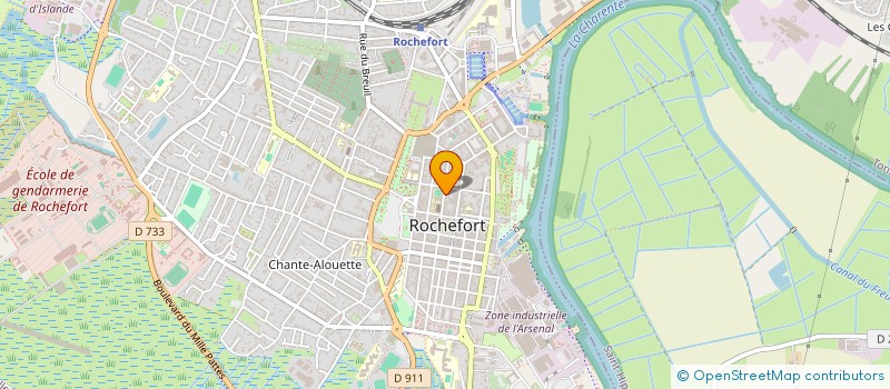 localisation de l'entreprise MONSIEUR PASCAL COURTOT à ROCHEFORT