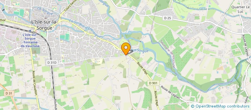 localisation de l'entreprise MONSIEUR PASCAL COUSIN  L'ISLE-SUR-LA-SORGUE