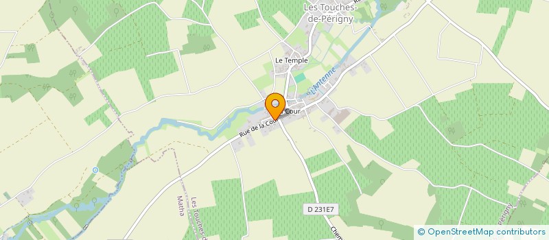 localisation de l'entreprise MONSIEUR PASCAL COUTURIER à LES TOUCHES-DE-PERIGNY