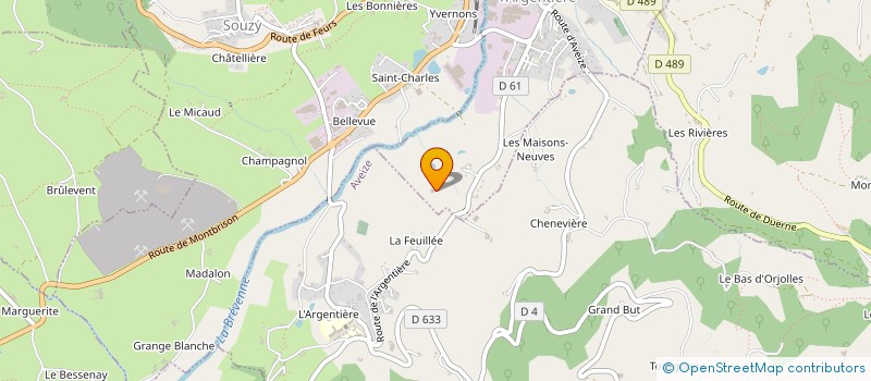 localisation de l'entreprise MONSIEUR PASCAL COUTURIER à AVEIZE