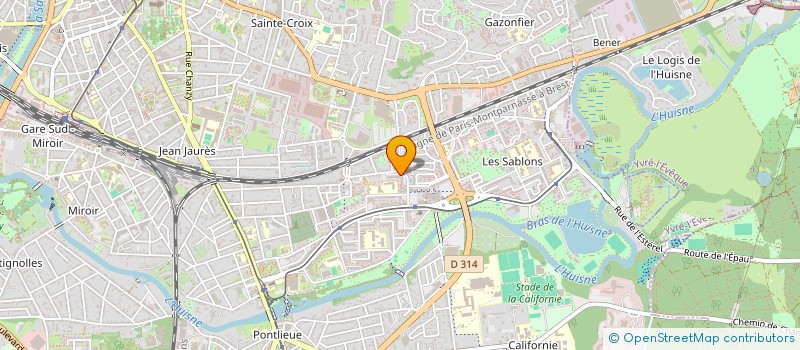 localisation de l'entreprise MONSIEUR PASCAL CRAVERI à LE MANS