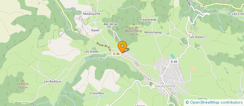 localisation de l'entreprise MONSIEUR PASCAL CRESPY à LE MONASTIER-SUR-GAZEILLE