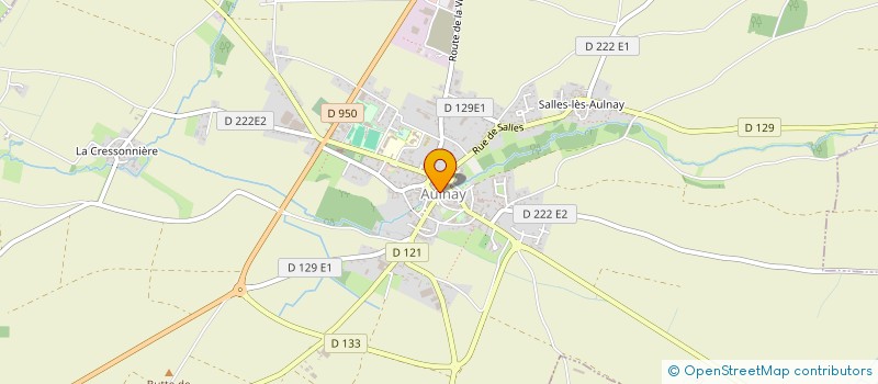 localisation de l'entreprise MONSIEUR PASCAL CRESPY  AULNAY