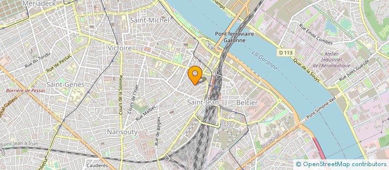 localisation de l'entreprise MONSIEUR PASCAL CRESSON à BORDEAUX