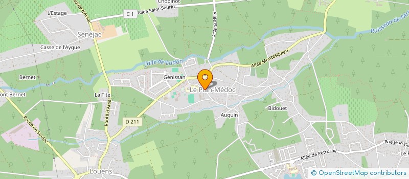 localisation de l'entreprise MONSIEUR PASCAL CRESTA  LE PIAN-MEDOC