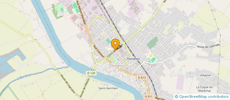 localisation de l'entreprise MONSIEUR PASCAL CROIX  TONNEINS